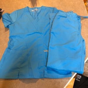 Scrub top and pant set
